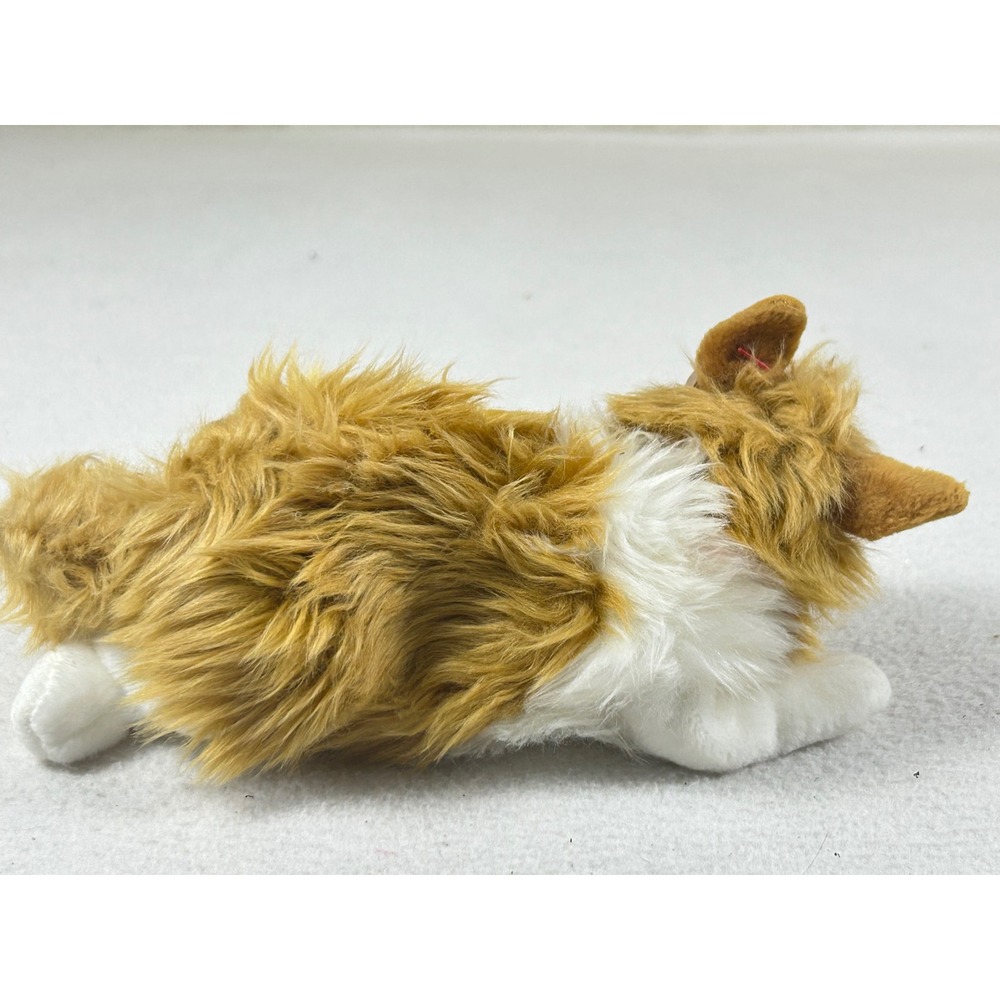 Ty Beanie Baby Cassie the Collie Dog Tan White Plush 2000 Vintage Toy with Tags - Picture 4 of 5